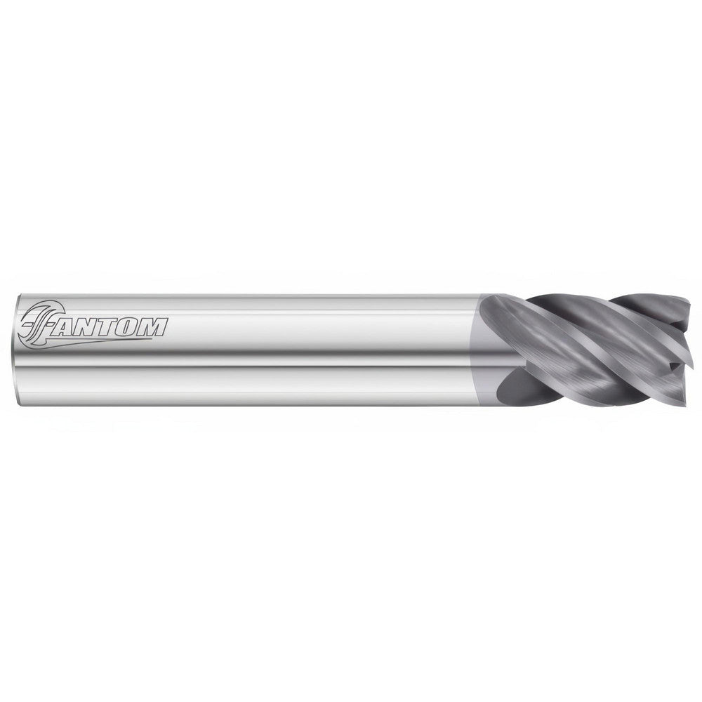 FULLERTON TOOL CO. 34150 Square End Mill 1/4" Dia, 3/8" LOC, 5 Flute, Solid Carbide