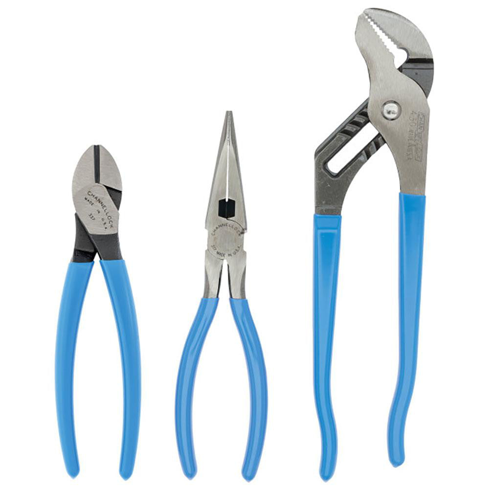 Channellock GS-6 Plier Set 3 Pc, Assortment