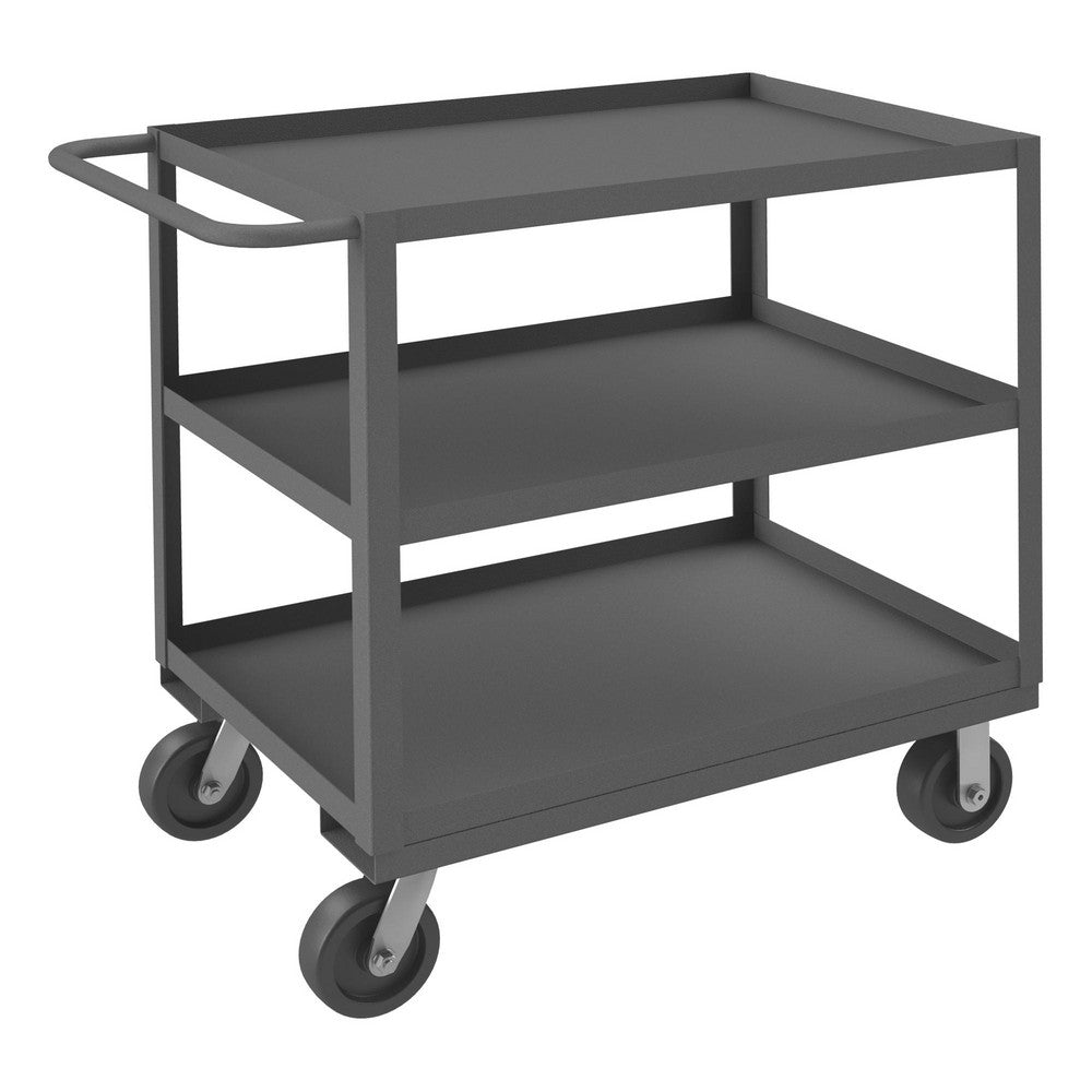 Durham RSC-2436-3-3K-95 Heavy-Duty Service Utility Cart 36" Long, 24" Wide, Steel, 3000 lb Capacity, Gray