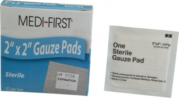 Medique 60612 Pack of (10) 2" Long x 2" Wide, General Purpose Pads