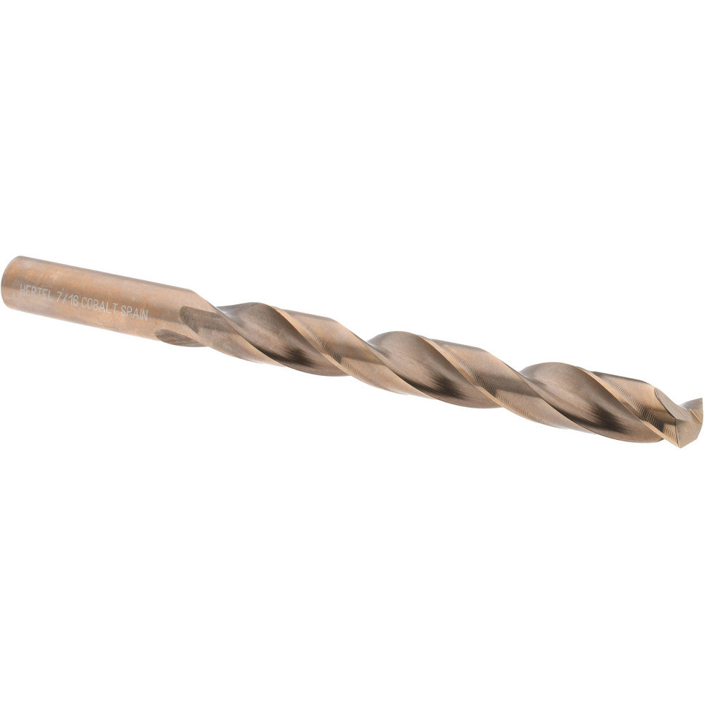Hertel 42022 Jobber Length Drill Bit 7/16" Dia, 135 °, Cobalt