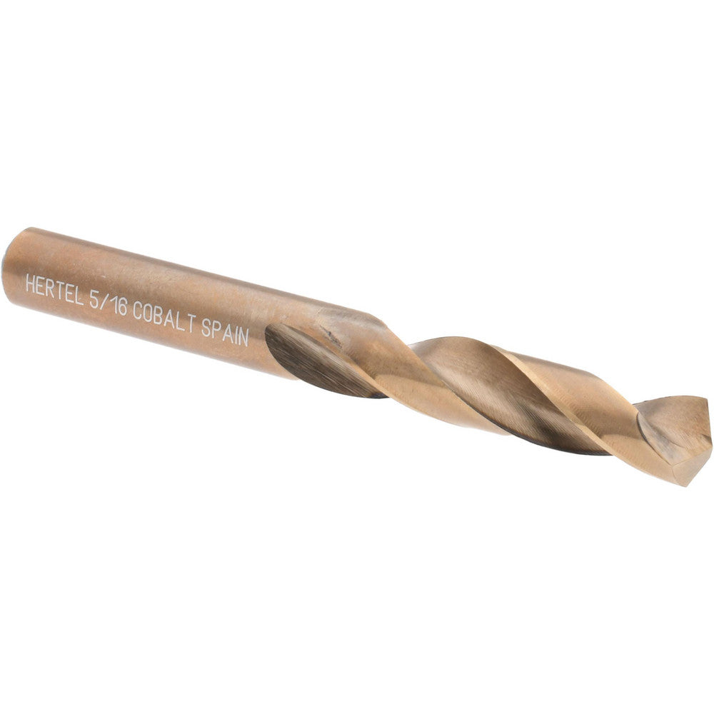 Hertel 42199 Screw Machine Length Drill Bit 0.3125" Dia, 135 °, Cobalt