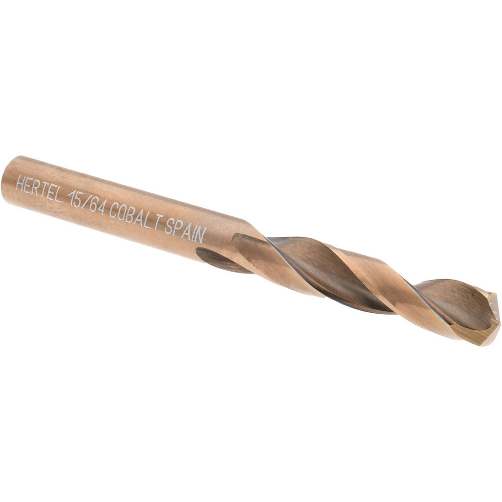 Hertel 42190 Screw Machine Length Drill Bit 0.2344" Dia, 135 °, Cobalt