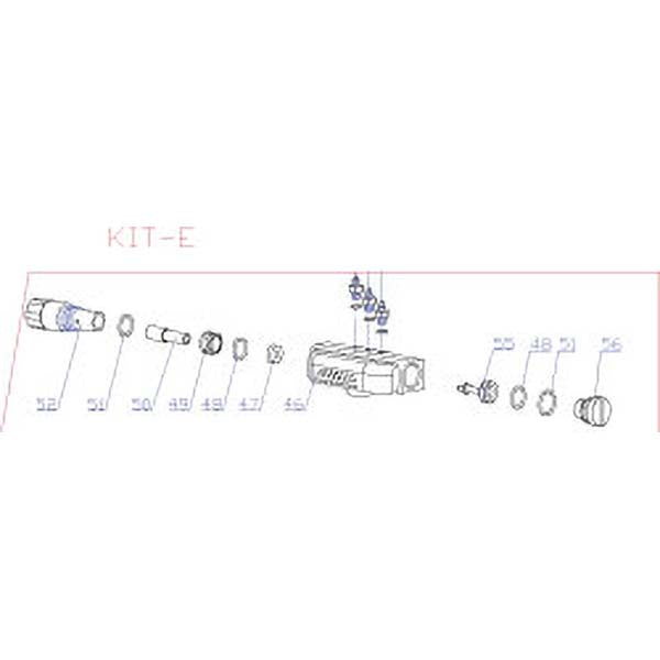 RivetKing RK8000LS-BPKE 3 to 6" Air Valve Kit for Rivet Tool