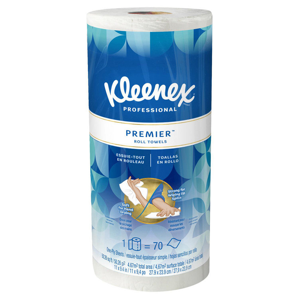 Kleenex 13964 Premier Kitchen Paper Towels, Cloth-Like Softness, White