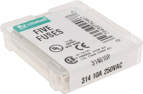 Value Collection BD-29762 Cartridge Fast-Acting Fuse 10 A, 1-1/4" OAL, 1/4" Dia