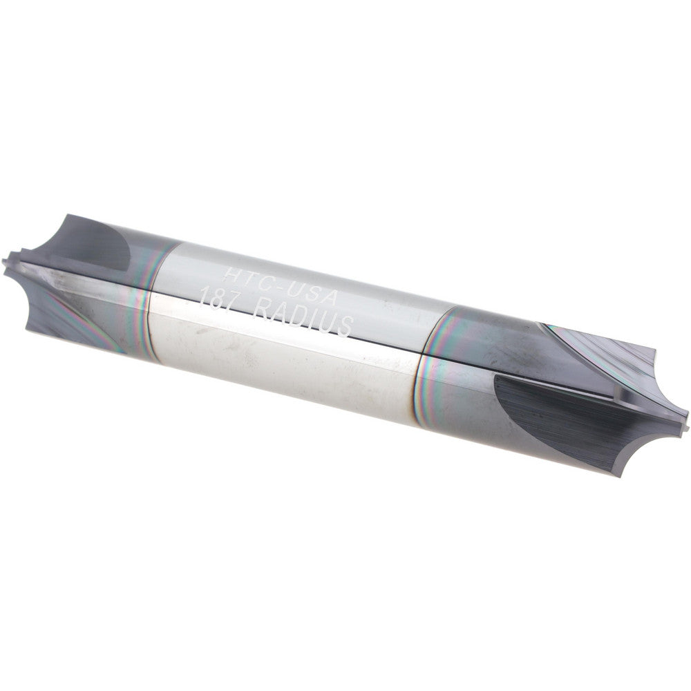 Harvey Tool 68187-C3 Corner Rounding End Mill 3/16" Radius, 1/2" Dia, 4 Flutes, Solid Carbide