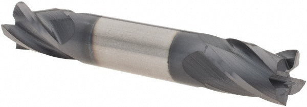 Htc Tool & Cutter Co. 200-4375 Square End Mill 3/8" Dia, 9/16" LOC, 4 Flute, Solid Carbide