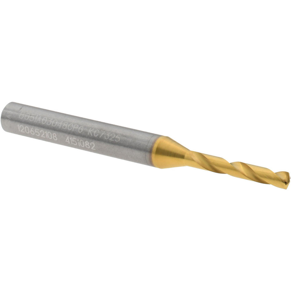 Kennametal 4151082 Screw Machine Length Drill Bit 3.05 mm (0.1200) Dia, 140 deg, Solid Carbide