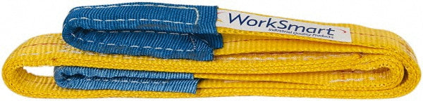 Value Collection WS-MH-SLNG1-130 Flat Eye & Eye, Type 3 Web Sling 4' Long, Polyester