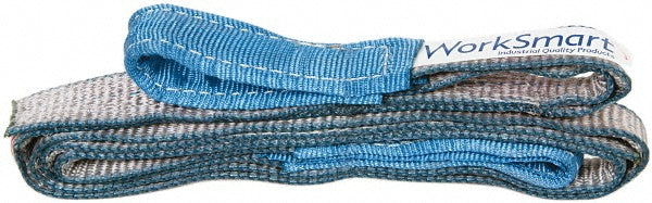 Value Collection WS-MH-SLNG1-235 Flat Eye & Eye, Type 3 Web Sling 6' Long, Polyester