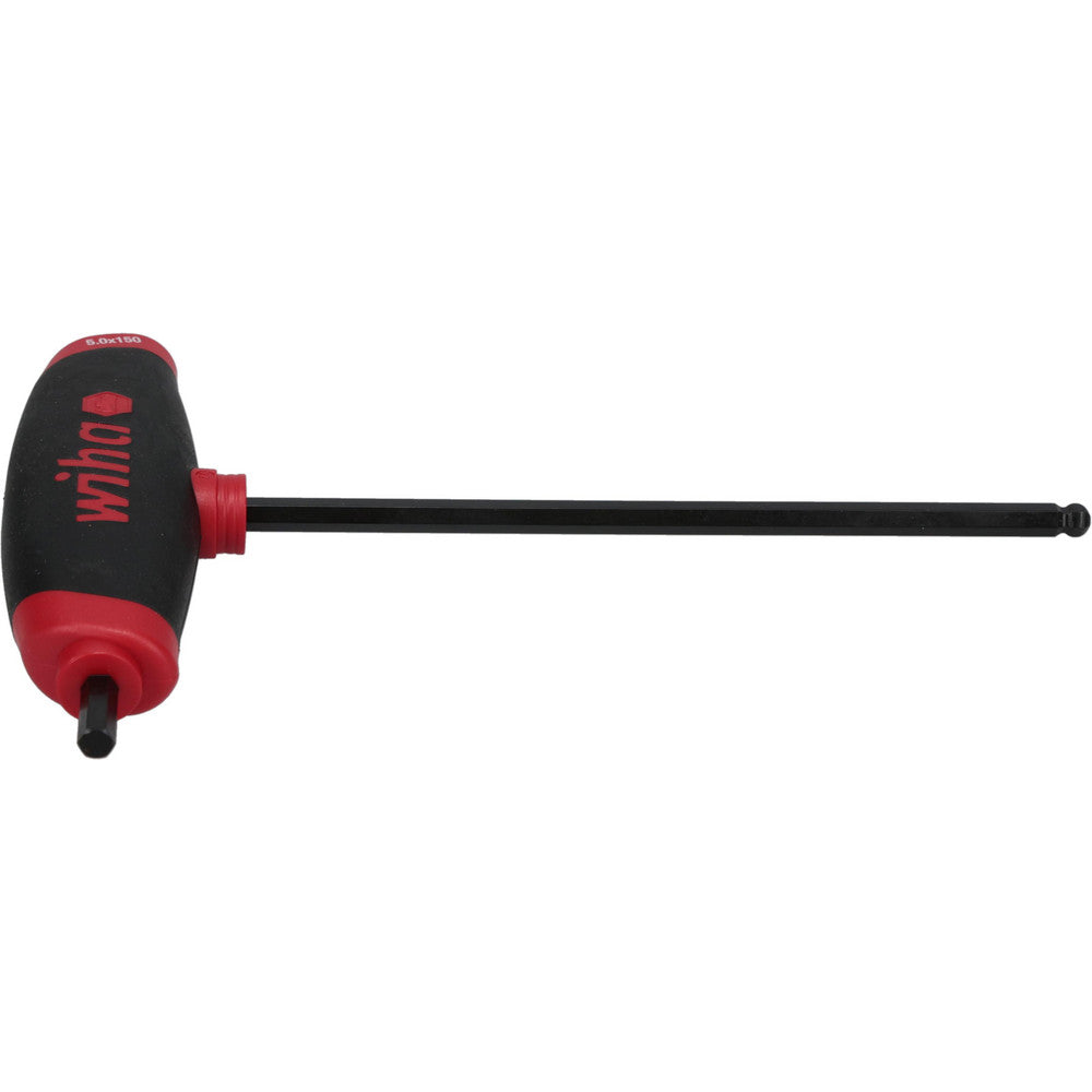 Wiha 33450 Hex Key 5.00 mm Hex, Hex End, T-Handle Cushion Grip