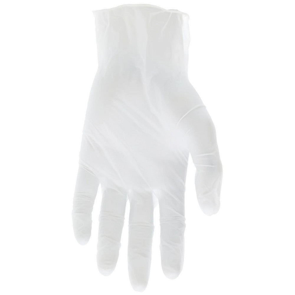 MCR Safety 5010S Disposable Glove Series Sensatouch, Size Small, 5.0 mil, Not Coated, Vinyl, Medical Grade, Powder-Free