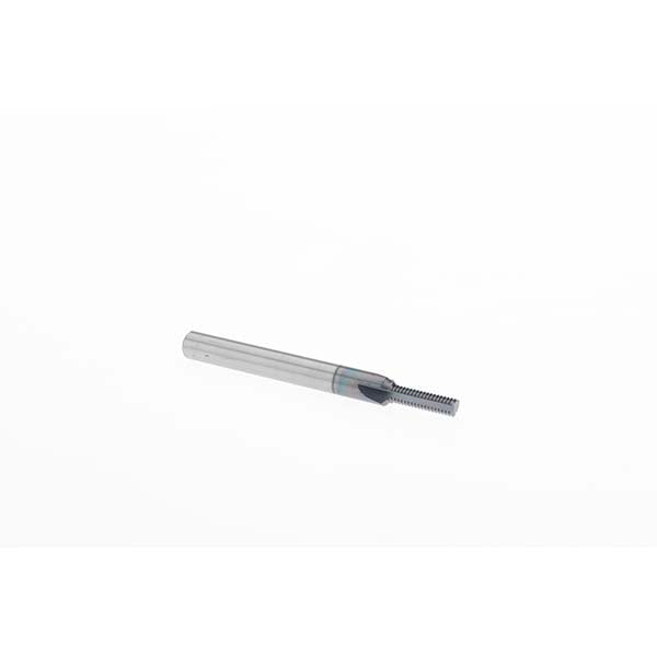 Scientific Cutting Tools, Inc. TM6-.75MM-A Straight Flute Thread Mill Internal, 3 Flutes, 1/4" Shank Dia, Solid Carbide