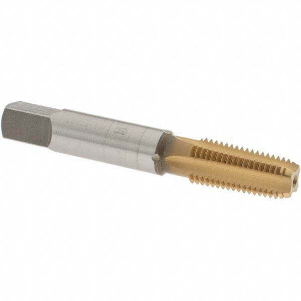 OSG 1310005 Standard Pipe Tap 1/16-27, NPT, 4 Flutes, High Speed Steel, TiN Finish