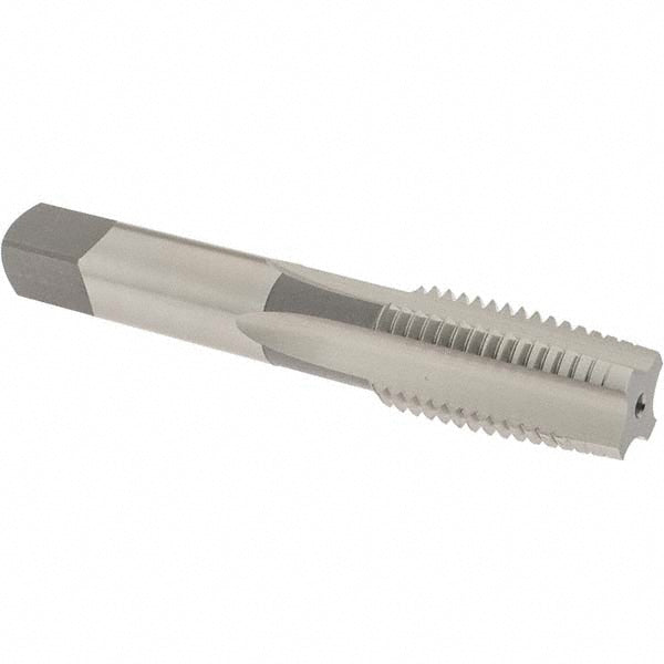 OSG 1966900 Straight Flute Tap M20x2.5 Metric Coarse, 4 Flute, Taper Chamfer, 6H Class of Fit, High-Speed Steel, Bright/Uncoated Finish