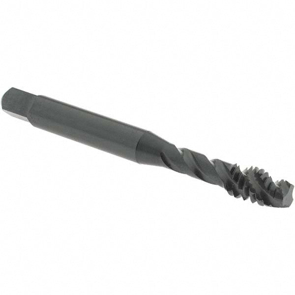 OSG 1302000501 Spiral Flute Tap 1/4-20, UNC, 3 Flute, Plug Chamfer, 3B Class of Fit, Vanadium High-Speed Steel, Oxide Finish