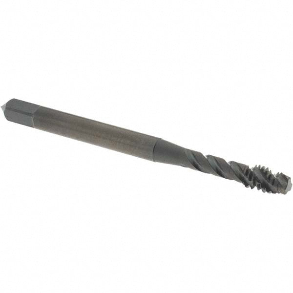 OSG 1302000201 Spiral Flute Tap #8-32, UNC, 3 Flute, Plug Chamfer, 2B Class of Fit, Vanadium High-Speed Steel, Oxide Finish