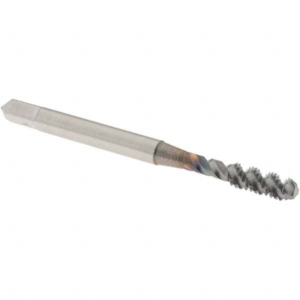 OSG 1985508 Spiral Flute Tap M4x0.70, Metric Coarse, 3 Flute, Bottoming Chamfer, 6H Class of Fit, High-Speed Steel, TiCN Finish