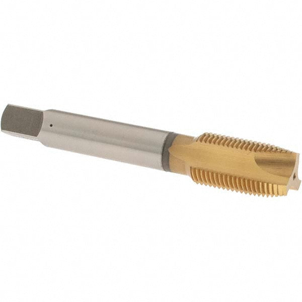 OSG 1233405 Spiral Point Tap 5/8-18 UNF, 3 Flutes, Plug Chamfer, 3B Class of Fit, HSS, TiN Coated