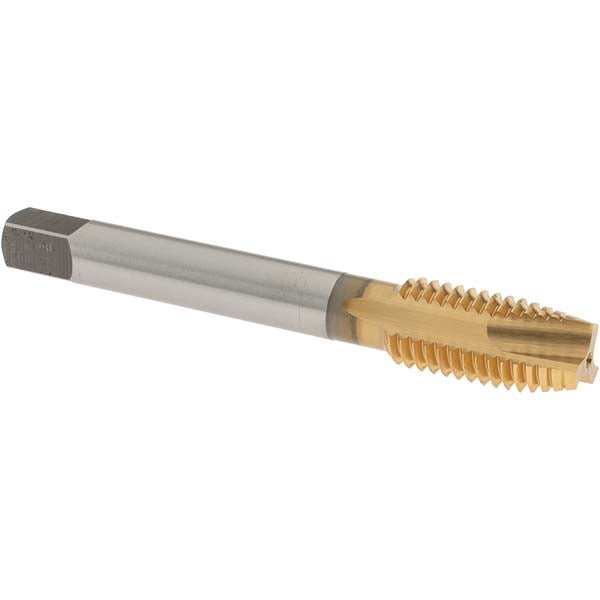 OSG 1981905 Spiral Point Tap M12x1.75 Metric, 3 Flutes, Plug Chamfer, 6H Class of Fit, HSS, TiN Coated