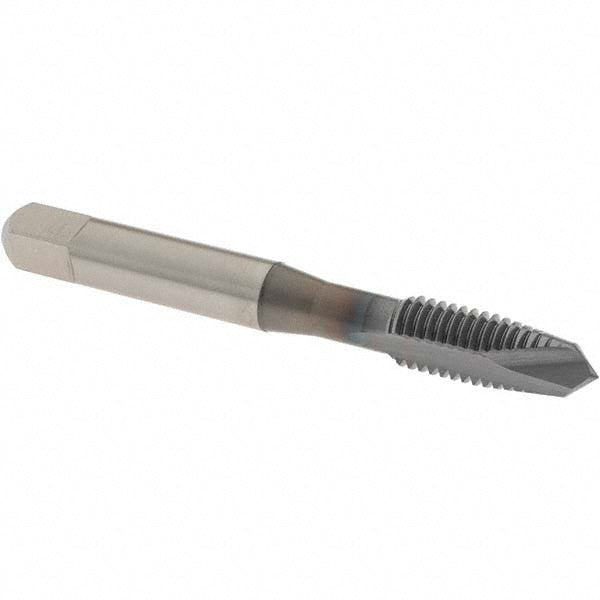 OSG 1981308 Spiral Point Tap M8x1.25 Metric, 2 Flutes, Plug Chamfer, 6H Class of Fit, HSS, TiCN Coated