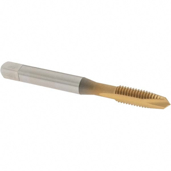 OSG 1981005 Spiral Point Tap M6x1 Metric, 2 Flutes, Plug Chamfer, 6H Class of Fit, HSS, TiN Coated