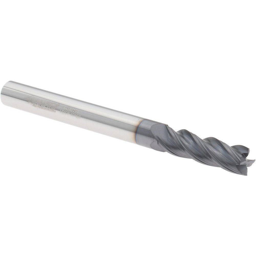 Accupro 95168335 Square End Mill 6.00 mm Dia, 19.00 mm LOC, 4 Flute, Solid Carbide
