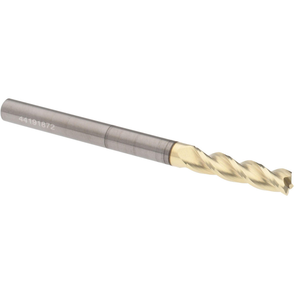 Accupro 315140 Square End Mill 3/16" Dia, 3/4" LOC, 3 Flute, Solid Carbide