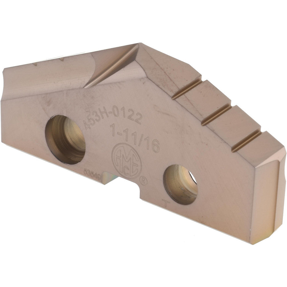 Allied Machine and Engineering 453H-0122 Spade Drill Insert 1-11/16" Dia, Seat Size 3, Cobalt, 132 deg Point