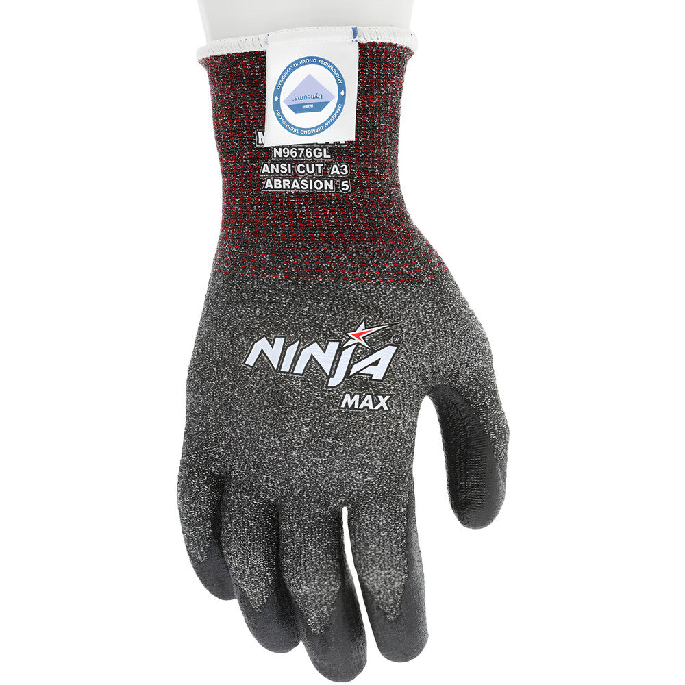 MCR Safety N9676GXL Cut, Puncture & Abrasion-Resistant Gloves Ninja®Max N9676G, Size X-Large, ANSI Cut A3, ANSI Puncture 3, Bi-Polymer, Dyneema