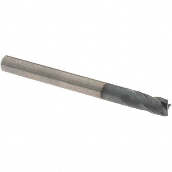 OSG 414-187508 Square End Mill 3/16'' Dia, 5/16'' LOC, 3/16'' Shank Dia, 2'' OAL, 4 Flutes, Solid Carbide