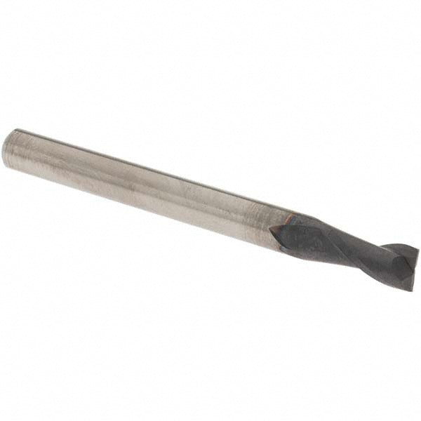 OSG 412-187511 Square End Mill 3/16'' Dia, 3/8'' LOC, 3/16'' Shank Dia, 2'' OAL, 2 Flutes, Solid Carbide