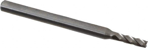 OSG 404-0787 Square End Mill 0.0787'' Dia, 0.2362'' LOC, 4 Flutes, Solid Carbide