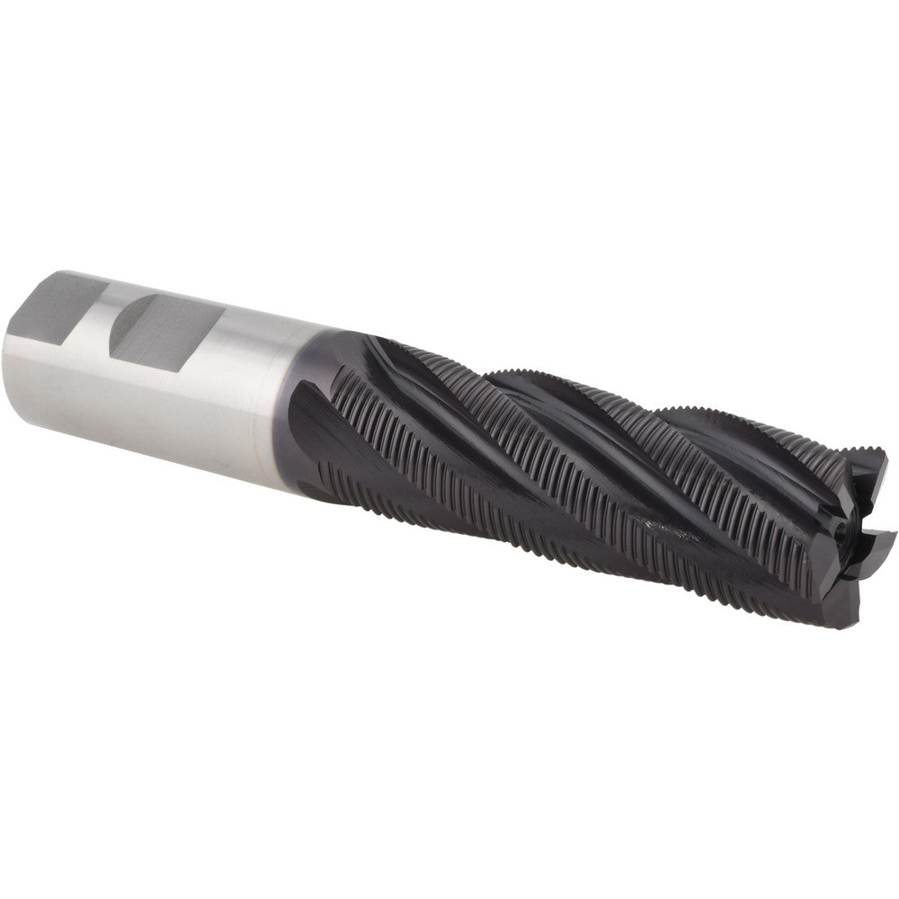 Hertel 44838431 Roughing End Mill 1" Dia, 5 Flute, Fine Pitch, Single End, Cobalt