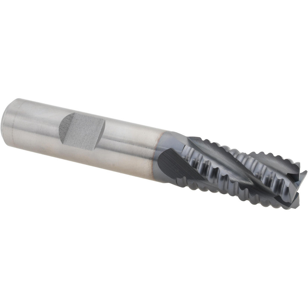 Hertel 44838886 Roughing End Mill 1/2" Dia, 4 Flute, Coarse Pitch, Single End, Cobalt