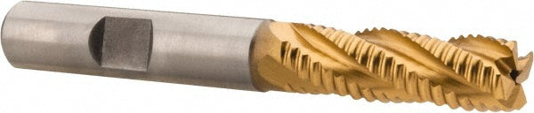 Hertel 44839140 Roughing End Mill 3/8" Dia, 4 Flute, Coarse Pitch, Single End, Cobalt