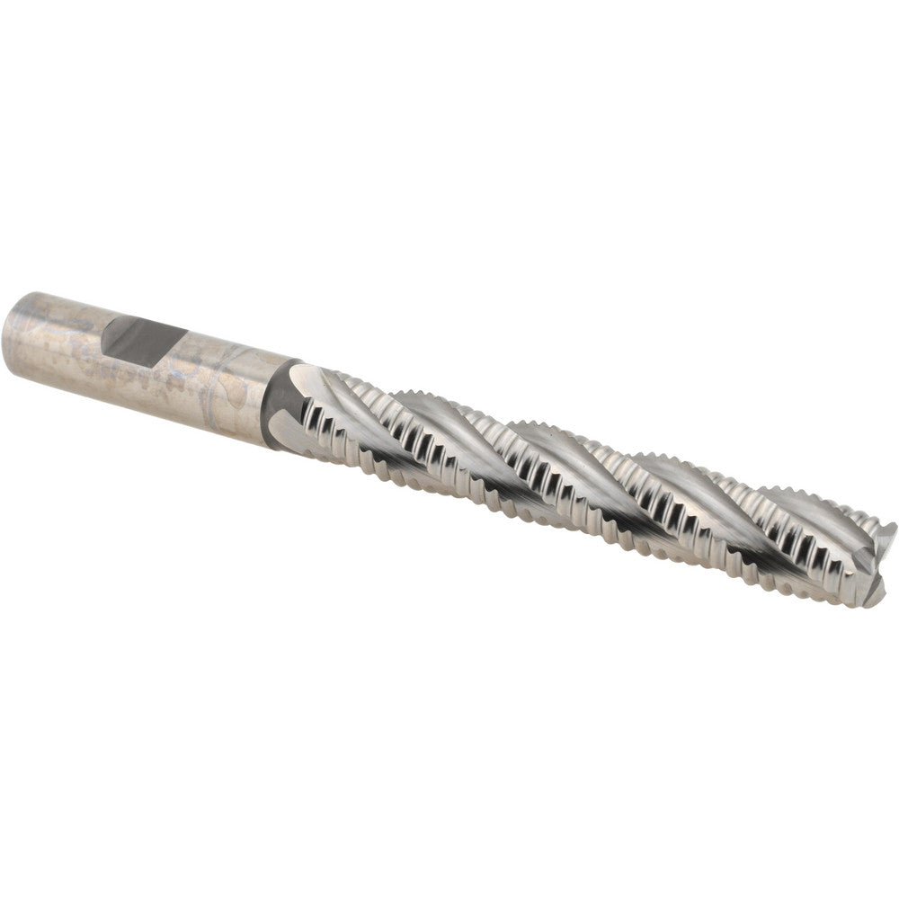Hertel 44839272 Roughing End Mill 1/2" Dia, 4 Flute, Coarse Pitch, Single End, Cobalt
