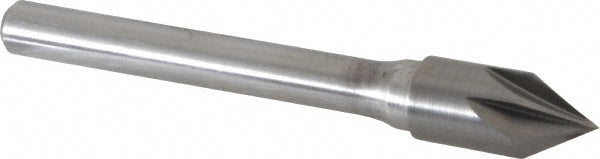 Keo 919-000-995 Countersink 3/8" Head Dia, 60.00 deg Included Angle, 6 Flute, Solid Carbide, Right Hand Cut