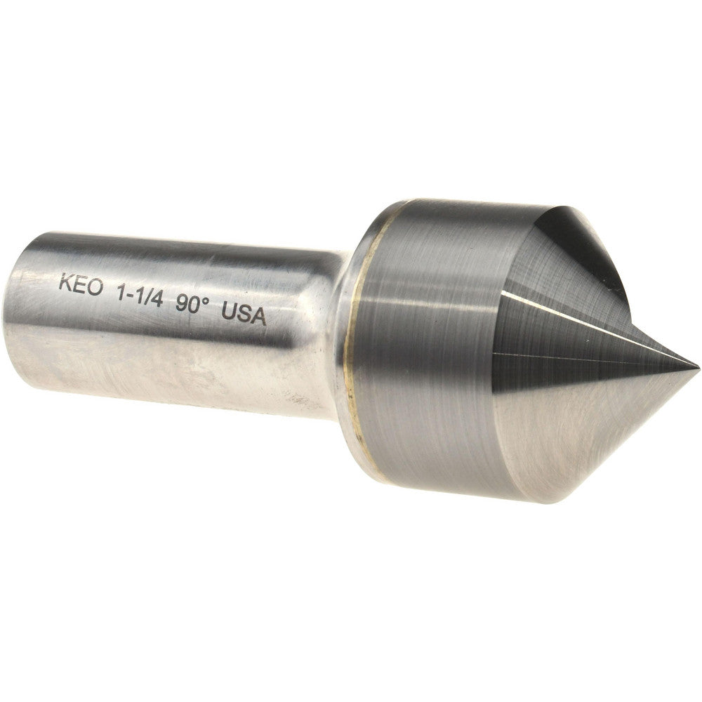 Keo 919-000-965 Countersink 1-1/4" Head Dia, 90.00 deg Included Angle, 1 Flute, Solid Carbide, Right Hand Cut