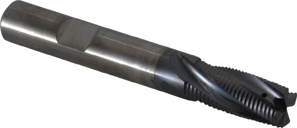 Kennametal 4046470 Corner Chamfer End Mill 0.3937" Dia, 0.8661" LOC, 4 Flute, Solid Carbide