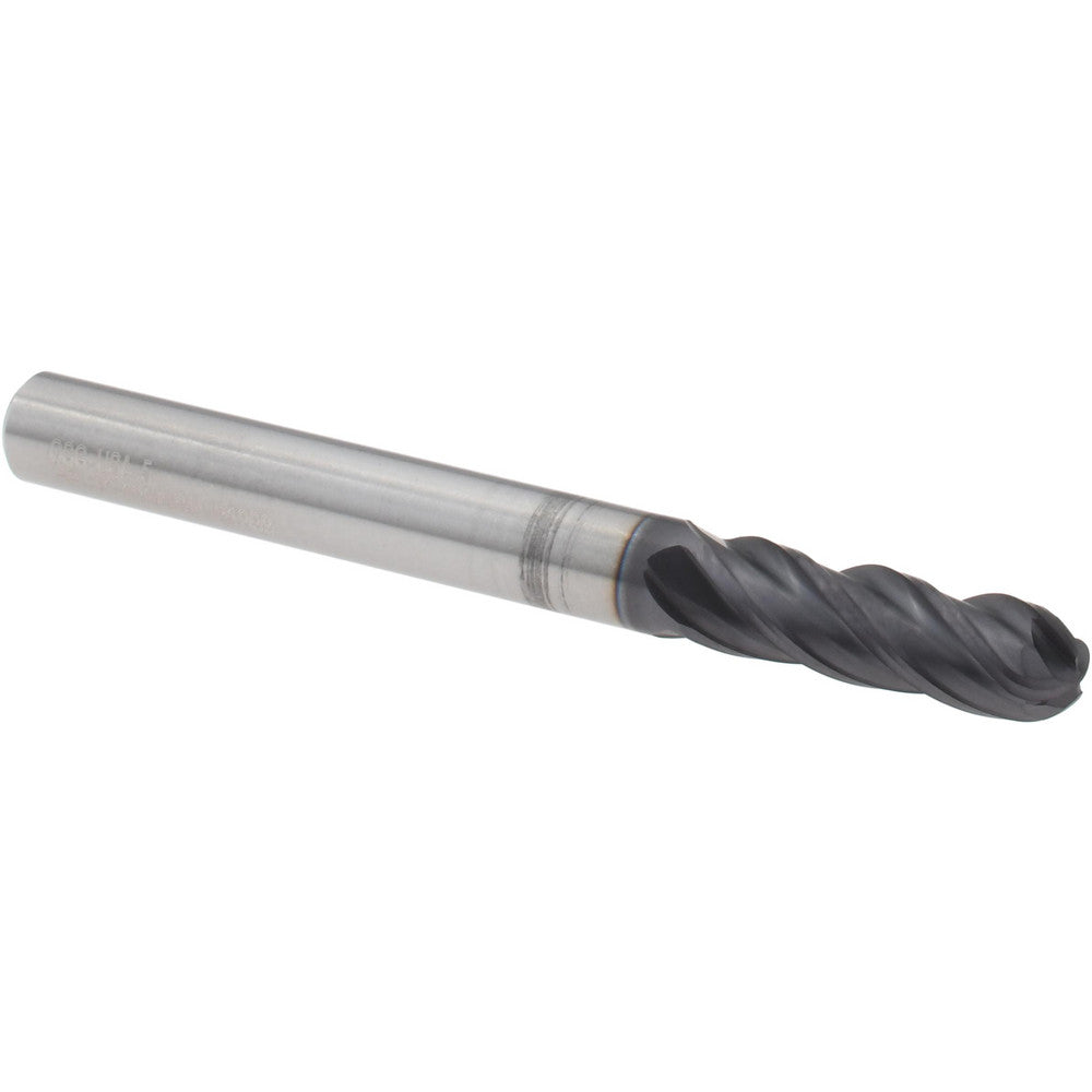OSG HP441-1968-BN Ball End Mill 5.00 mm Dia, 16.00 mm LOC, 4 Flute, Solid Carbide