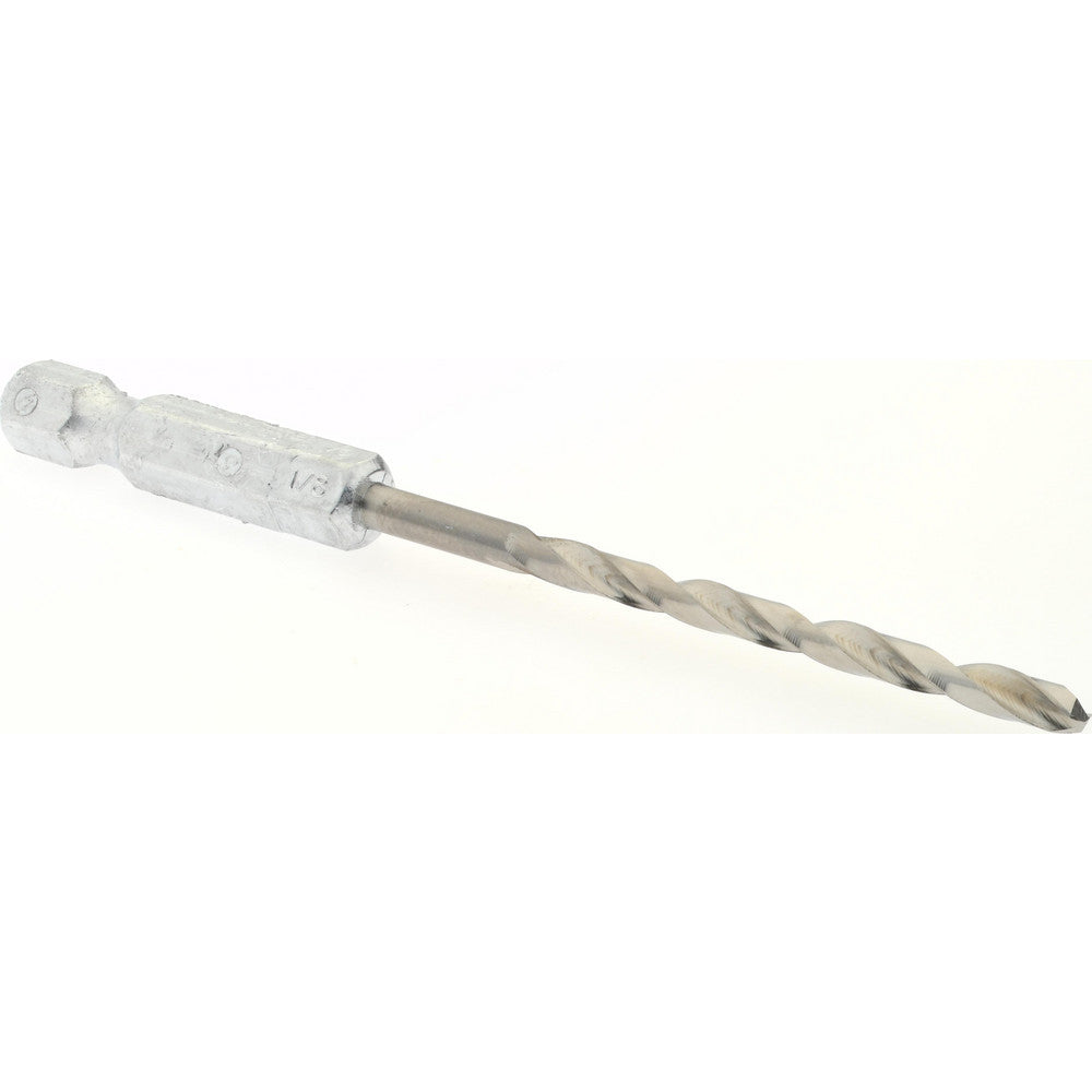 Hertel 95000408 Jobber Length Drill Bit 1/8" (0.1250) Dia, 135 deg, HSS