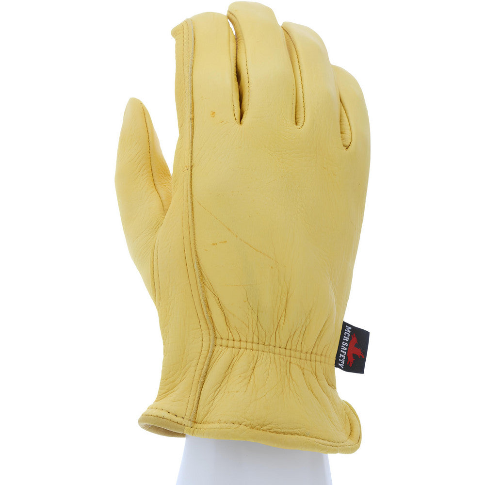 MCR Safety 3501L Work Gloves Memphis® 3501, Size Large, Deerskin Leather Lined, Deerskin Leather, General Purpose