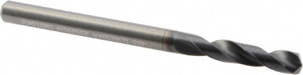 Sumitomo U101027 Screw Machine Length Drill Bit 5/32" (0.1562) Dia, 135 deg, Solid Carbide