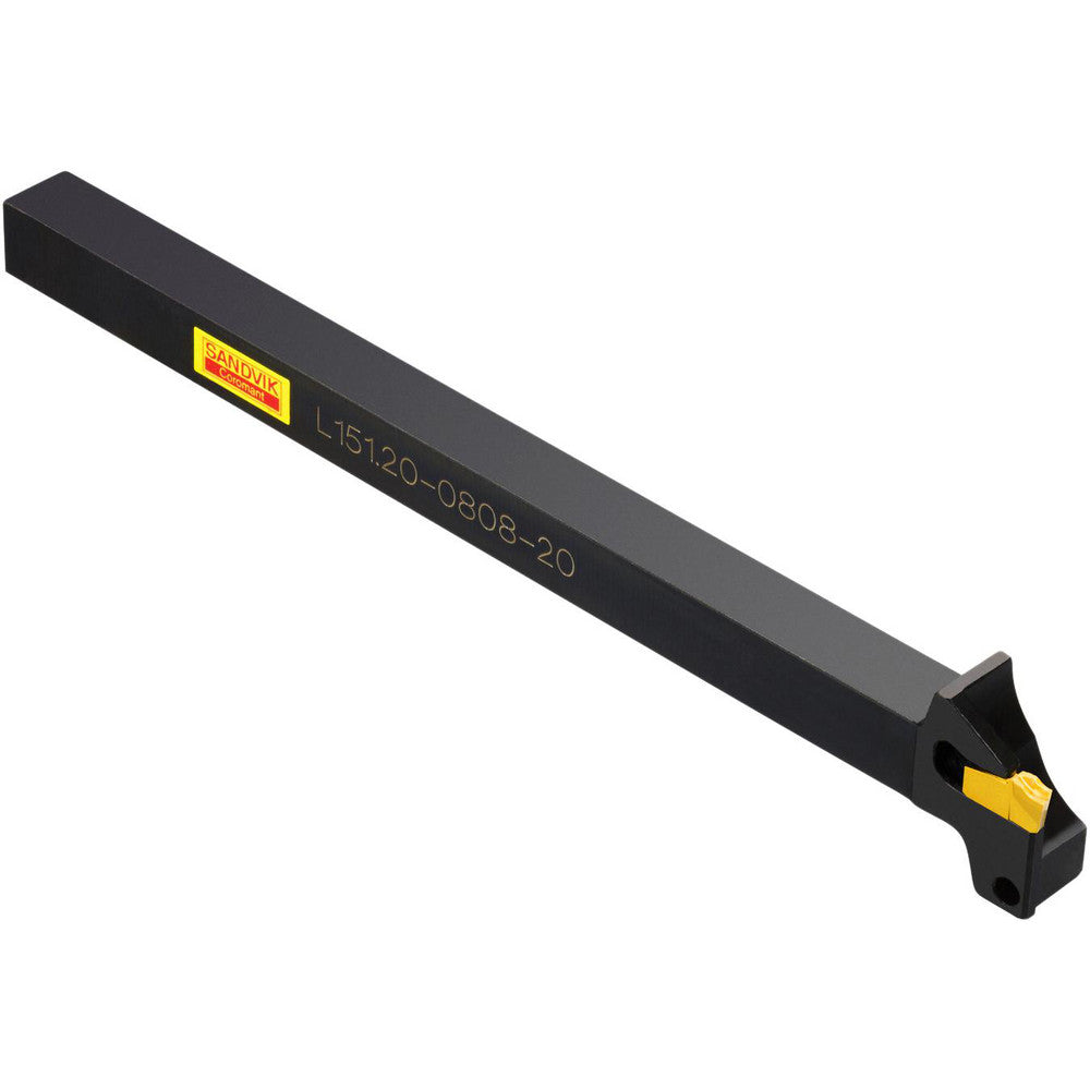 Sandvik Coromant 5742260 Indexable Grooving-Cutoff Toolholder R151.20-08-20, 1.85 to 2.39 mm Groove Width, 15.01 mm Max Depth of Cut, Right Hand