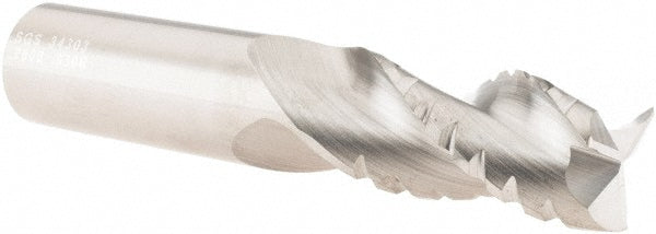 Kyocera SGS Precision Tools 34303 Corner Radius End Mill 3/4" Dia, 1-5/8" LOC, 0.03" Radius, 3 Flutes, Solid Carbide