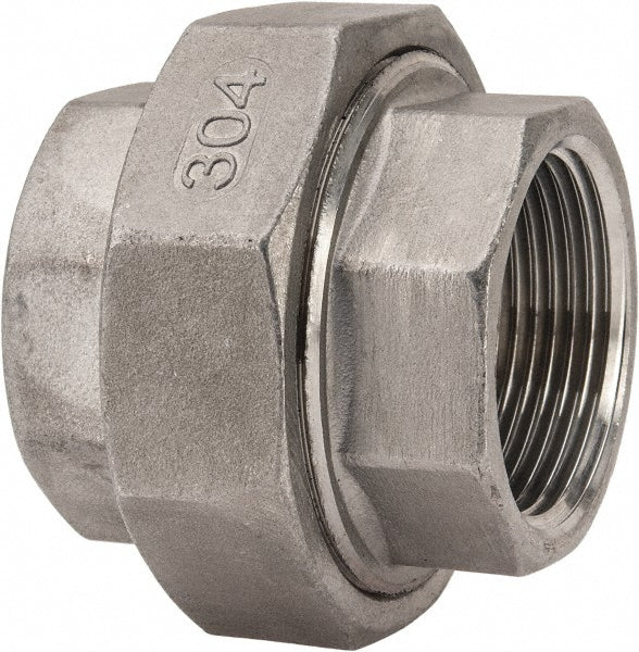 Value Collection 4CU-CFF11/4 Pipe Union 1-1/4" Fitting, 304 Stainless Steel