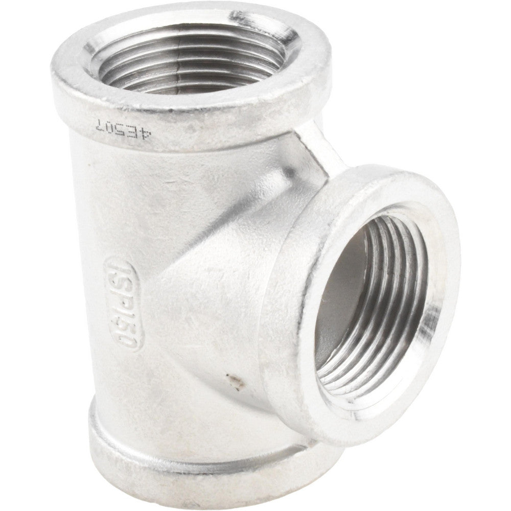 Value Collection 4TB1 Pipe Tee 1" Fitting, 304 Stainless Steel