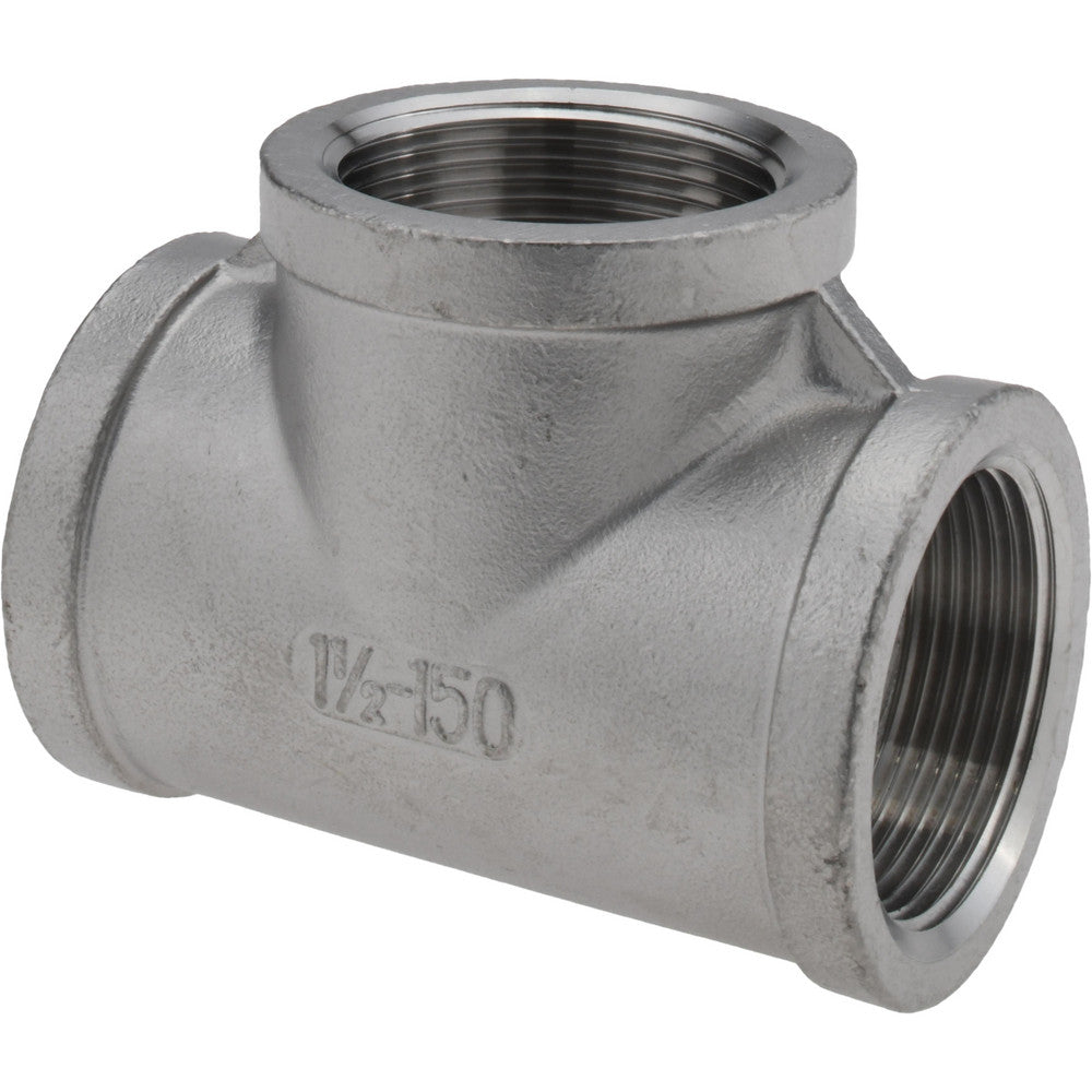 Value Collection 4TB11/2 Pipe Tee 1-1/2" Fitting, 304 Stainless Steel